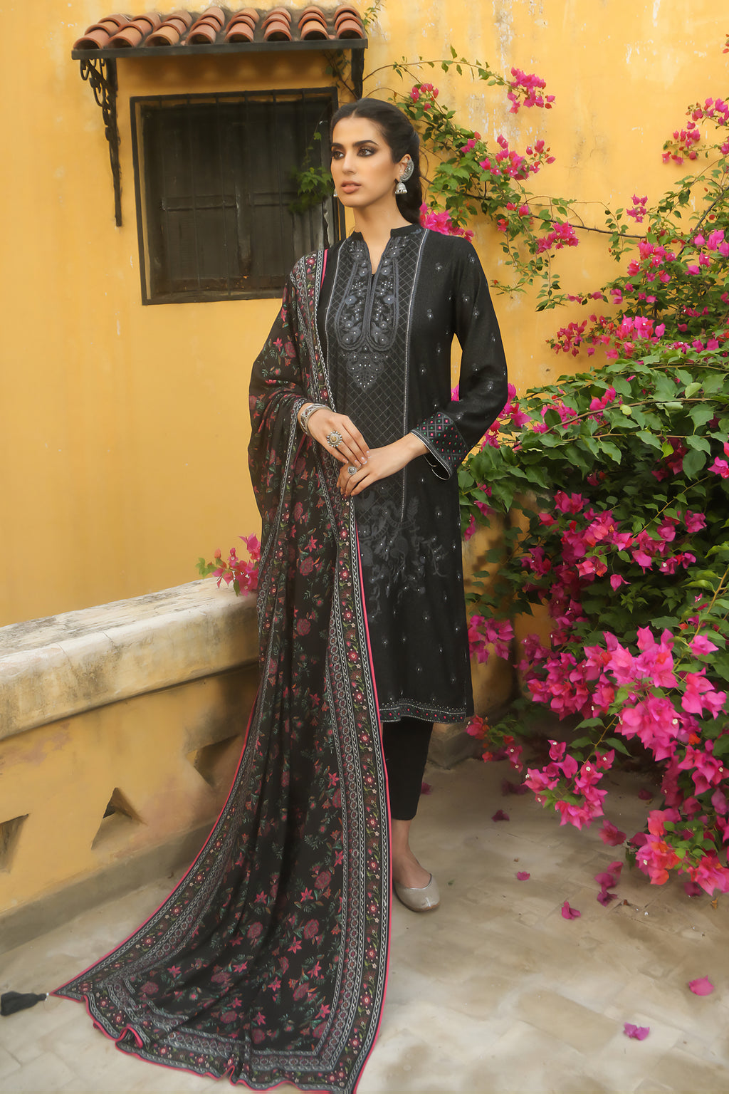 Lakhany Embroidered Lawn Suits Unstitched 3 Piece LSM24S LG-ZH-0062 - Spring Summer Collection