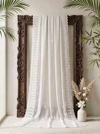 01 Piece Ready to wear Embroidered Chiffon Dupatta