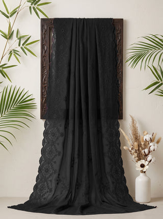 01 Piece Ready to wear Embroidered Chiffon Dupatta