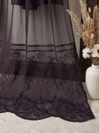 01 Piece Ready to wear Embroidered Chiffon Dupatta