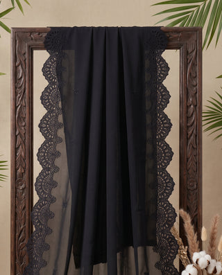 01 Piece Ready to wear Embroidered Chiffon Dupatta