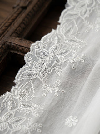 01 Piece Ready to wear Embroidered Chiffon Dupatta