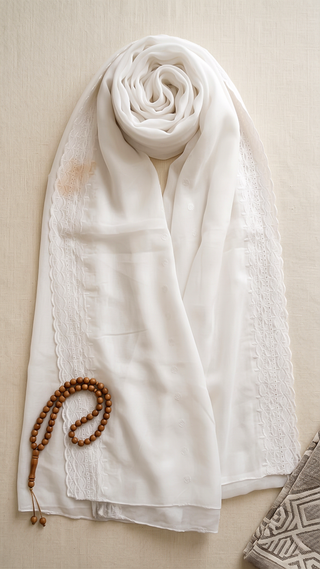 01 Piece Ready to Wear Embroidered Namaz Chaddar