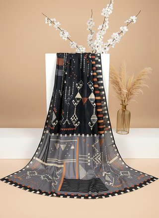01 Piece Ready to wear Printed Lawn Dupatta