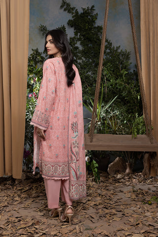 03 Piece Unstitched Digital Printed Textured Karandi