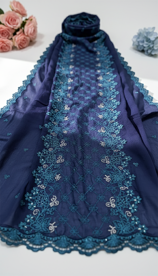01 Piece Ready to wear Embroidered Fancy Dupatta