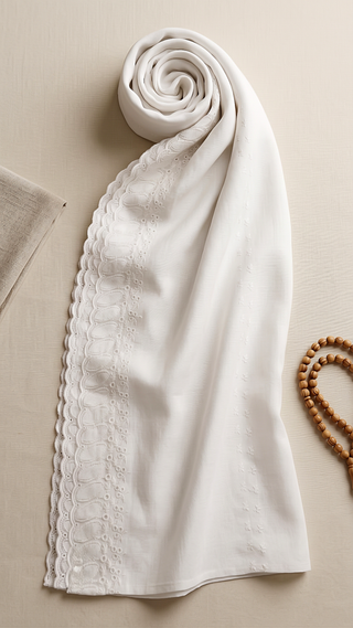 01 Piece Ready to Wear Embroidered Namaz Chaddar