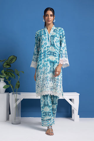 02 Piece Ready to wear  Embroidered shirt & Trouser