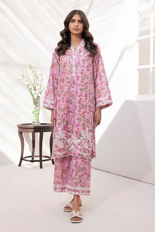 02 Piece Ready to wear  Embroidered  Shirt & Trouser