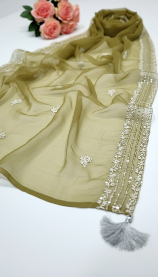 01 Piece Ready to wear Embroidered Fancy Dupatta