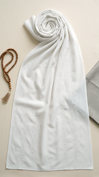 01 Piece Ready to Wear Embroidered Namaz Chaddar
