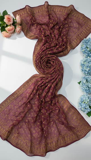 01 Piece Ready to wear Embroidered Fancy Dupatta