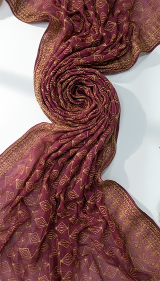 01 Piece Ready to wear Embroidered Fancy Dupatta