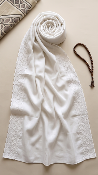 01 Piece Ready to Wear Embroidered Namaz Chaddar