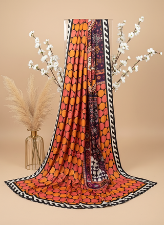 01 Piece Ready to wear Printed Lawn Dupatta