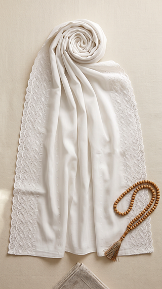 01 Piece Ready to Wear Embroidered Namaz Chaddar