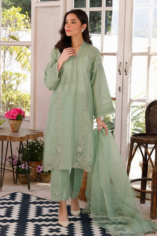 03 Piece Ready to wear Raw Silk Embroidered Collection
