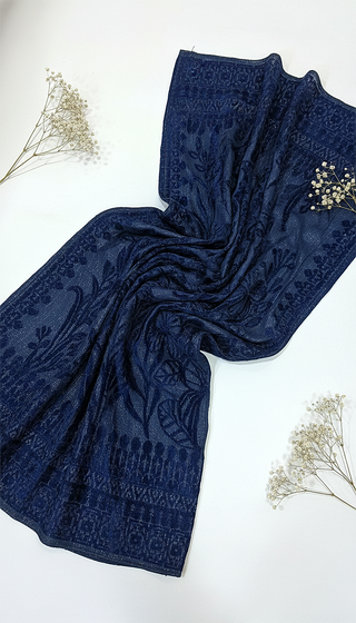 01 Piece Ready to wear Embroidered Shawl