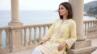 02 Piece Ready To Wear Embroidered Shirt & Trouser