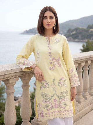 02 Piece Ready To Wear Embroidered Shirt & Trouser