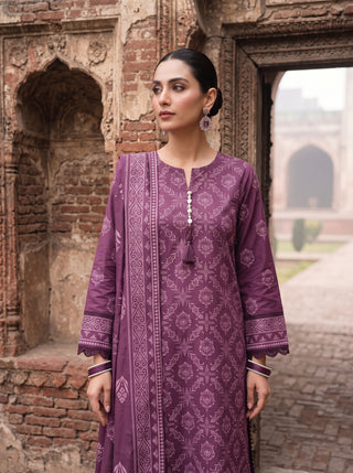03 Piece Unstitched Cashmi Wool Printed