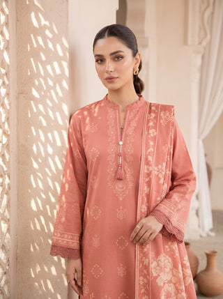 03 Piece Unstitched Cashmi Vool Printed