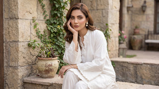 02 Piece Ready To Wear Embroidered Shirt & Trouser