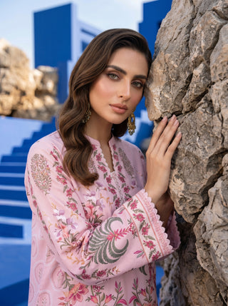 02 Piece Ready To Wear Printed Shirt & Trouser
