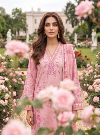 03 Piece Unstitched Printed Lawn