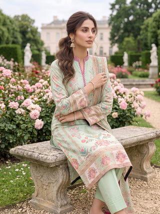 03 Piece Unstitched Printed Lawn