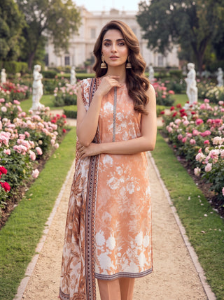 03 Piece Unstitched Printed Lawn