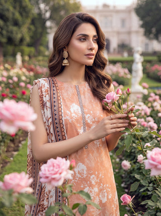 03 Piece Unstitched Printed Lawn