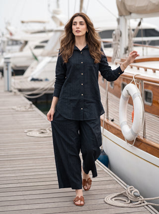 02 Piece Ready To Wear Dobby Shirt & Trouser