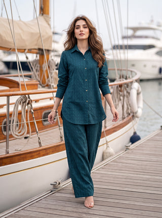 02 Piece Ready To Wear Dobby Shirt & Trouser