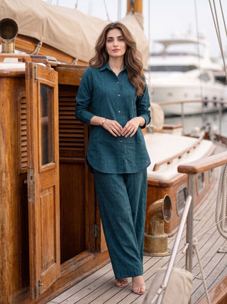 02 Piece Ready To Wear Dobby Shirt & Trouser
