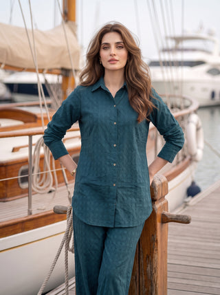 02 Piece Ready To Wear Dobby Shirt & Trouser