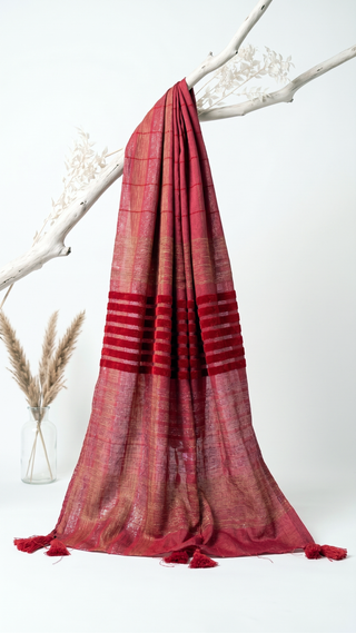 01 Piece Ready to wear Velvet Fusion Shawls