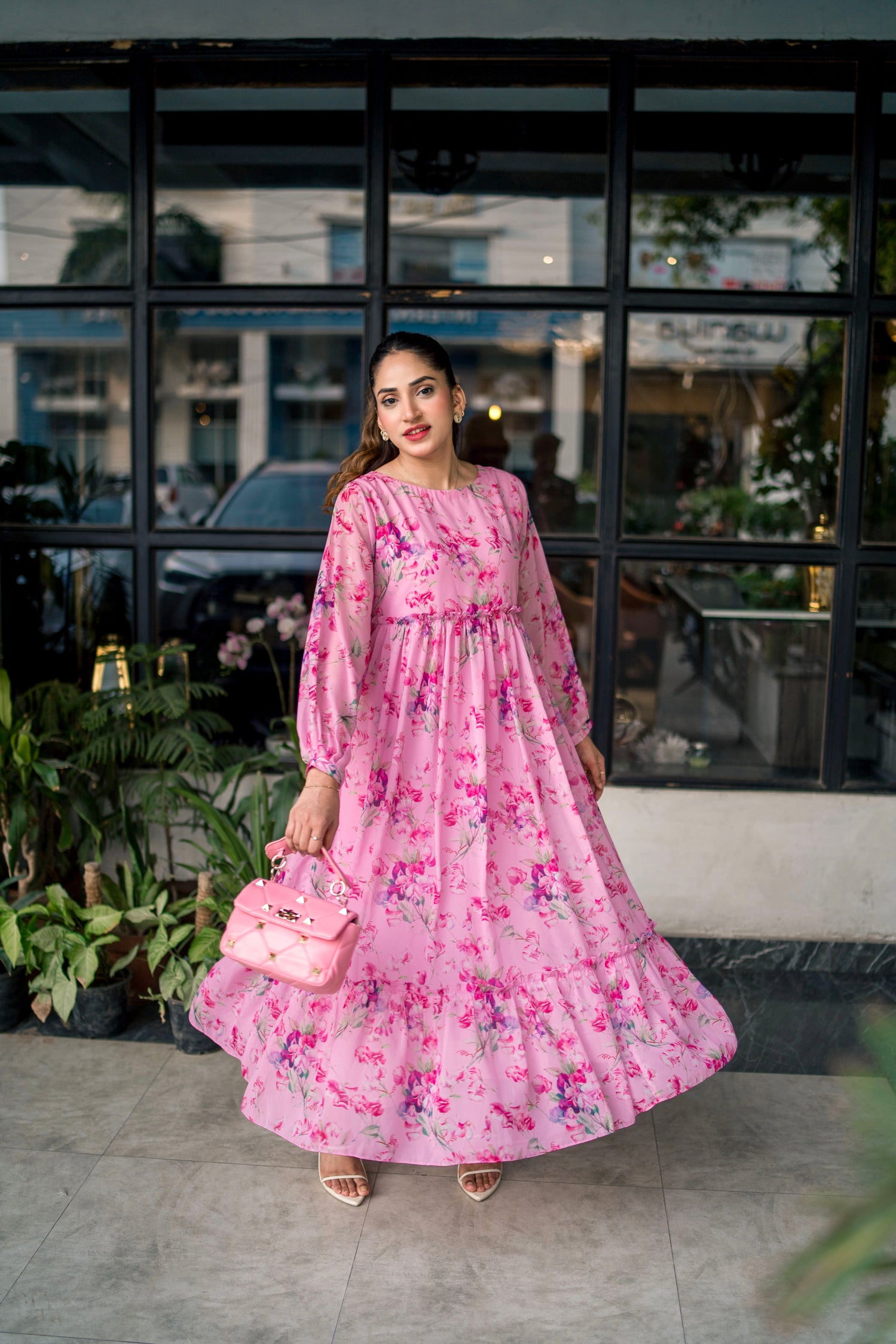 01 Piece Ready to wear Printed Long frock Lakhany Online 01 Piece Ready to wear Printed Long frock Lakhany Online