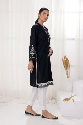 01 Piece Solids Embroidered Pret Collection