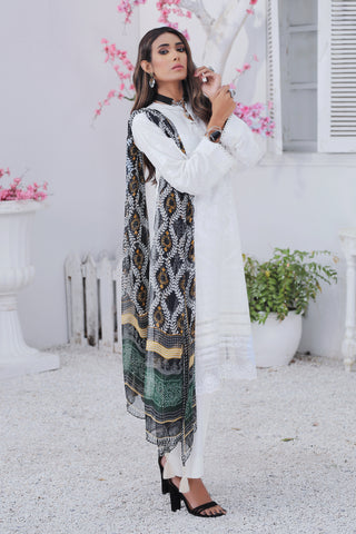 03 Piece Spring Embroidered Collection Vol-1 Unstitched