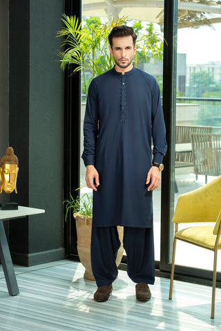 2 Piece Blue Shalwar Kameez