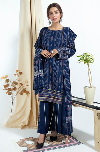 3 Piece Printed Cashmere Vool