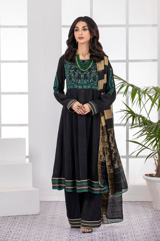 03 Piece Embroidered Regal Pret Collection