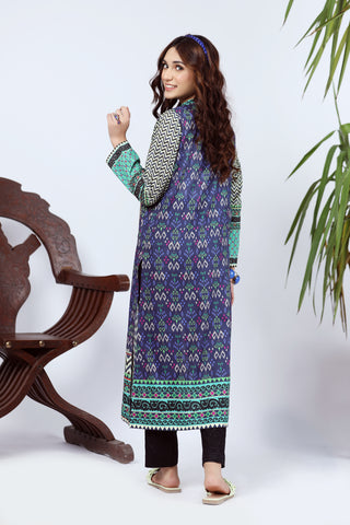 1 Piece Unstitched Printed Lawn