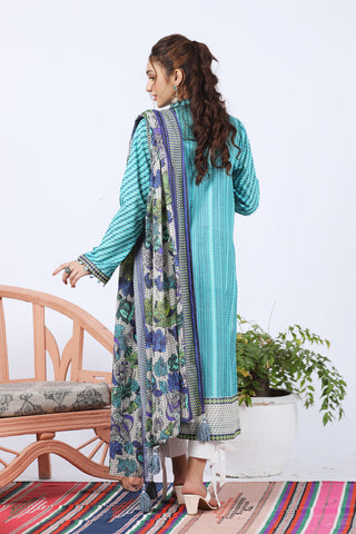 2 Piece Unstitched Printed Lawn