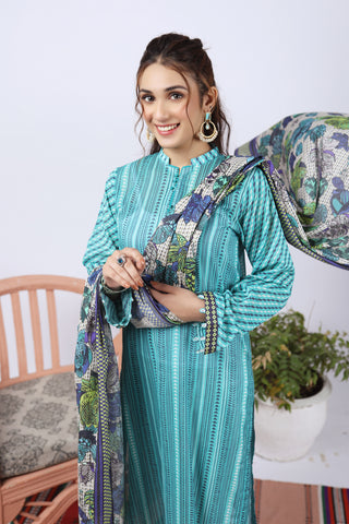 2 Piece Unstitched Printed Lawn