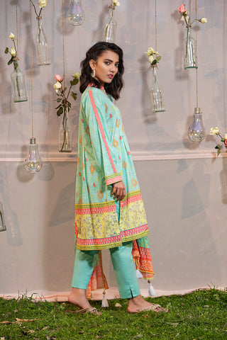 3 Piece Printed Unstitched Lawn