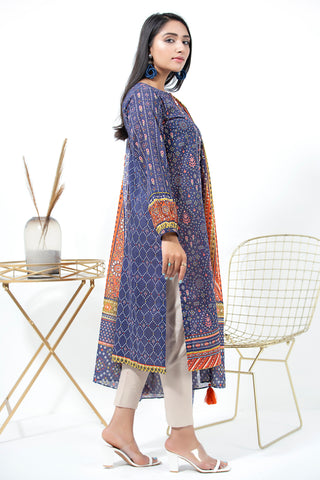 2 Piece Unstitched Printed Lawn