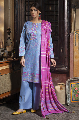 3 Piece Unstitched Pearl Printed Lawn