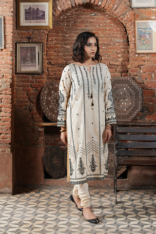 2 Piece Unstitched Embroidered Lawn